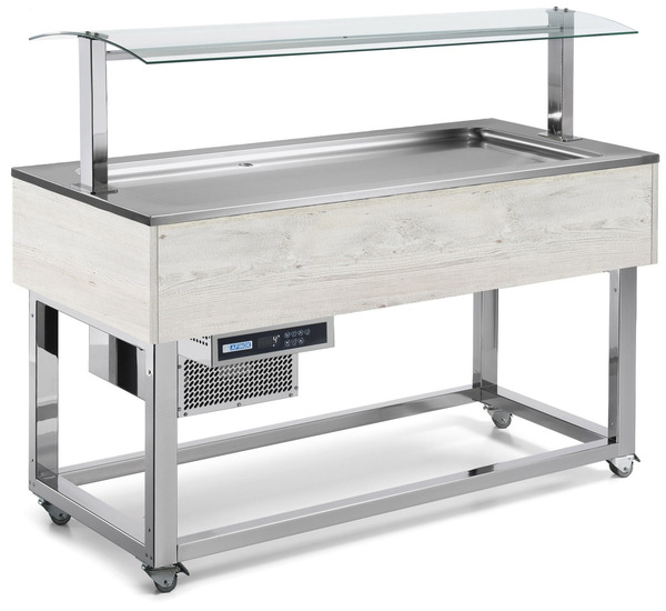 ΜΠΟΥΦΕΣ SALAD BAR AFINOX ESSENCE LIME PLUS