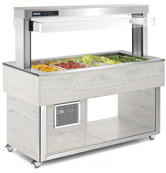 ΜΠΟΥΦΕΣ SALAD BAR AFINOX TRADITIONAL GREEN PLUS
