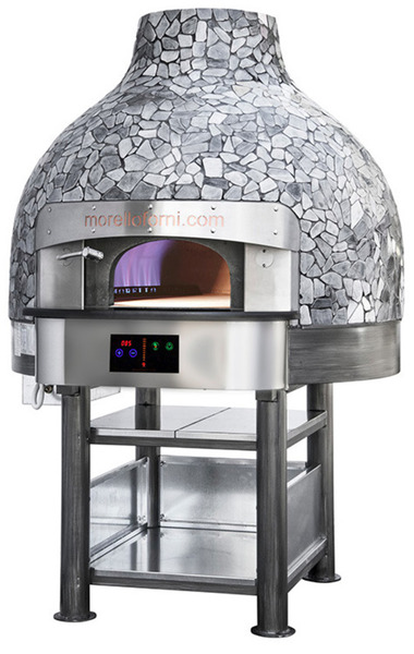 ΦΟΥΡΝΟΣ ΠΙΤΣΑΣ ΑΕΡΙΟΥ ΣΤΑΤΙΚΟΣ MORELLO PG VOLCANO CUPOLA