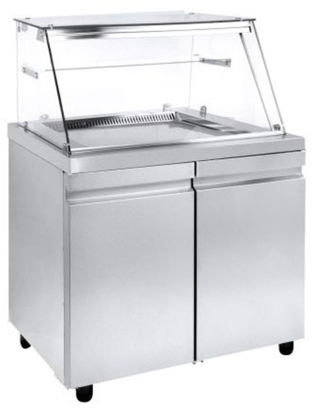 ΒΙΤΡΙΝΑ ΘΕΡΜΑΙΝΟΜΕΝΗ ΜΕ ΑΕΡΑ NIKI INOX THE 70