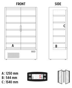 ΨΥΓΕΙΟ ΒΙΤΡΙΝΑ KLIMAITALIA VISION 150  Φωτογραφία 5