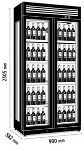 ΒΙΤΡΙΝΑ ΣΥΝΤΗΡΗΣΗΣ ΚΡΑΣΙΟΥ KLIMAITALIA WINELUX 902 Φωτογραφία 2
