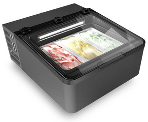 ΒΙΤΡΙΝΑ ΧΥΜΑ ΠΑΓΩΤΟΥ MONDIAL MINI CREAM 2V Φωτογραφία 2