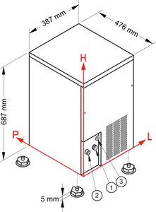 ΠΑΓΟΜΗΧΑΝΗ ΠΑΓΟΥ ΜΕ ΤΡΥΠΑ NTF IFT55 Φωτογραφία 4