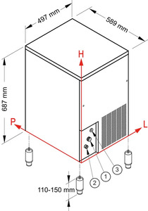 ΠΑΓΟΜΗΧΑΝΗ ΠΑΓΟΥ ΜΕ ΤΡΥΠΑ NTF IFT65 Φωτογραφία 4