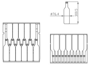 ΒΙΤΡΙΝΑ ΣΥΝΤΗΡΗΣΗΣ ΚΡΑΣΙΟΥ ΔΙΖΩΝΙΚΗ TEFCOLD TFW400-2S Φωτογραφία 3